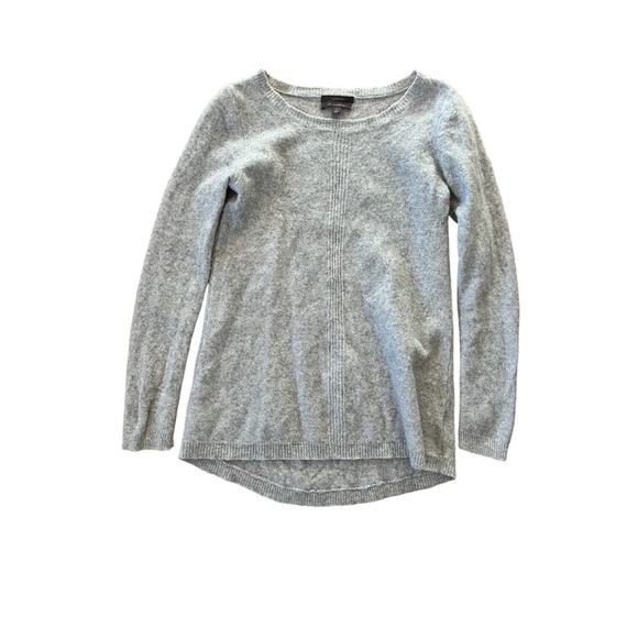 saffron Sweaters Saffron One Hundred Percent Cashmere Gray Sweater Large Poshmark